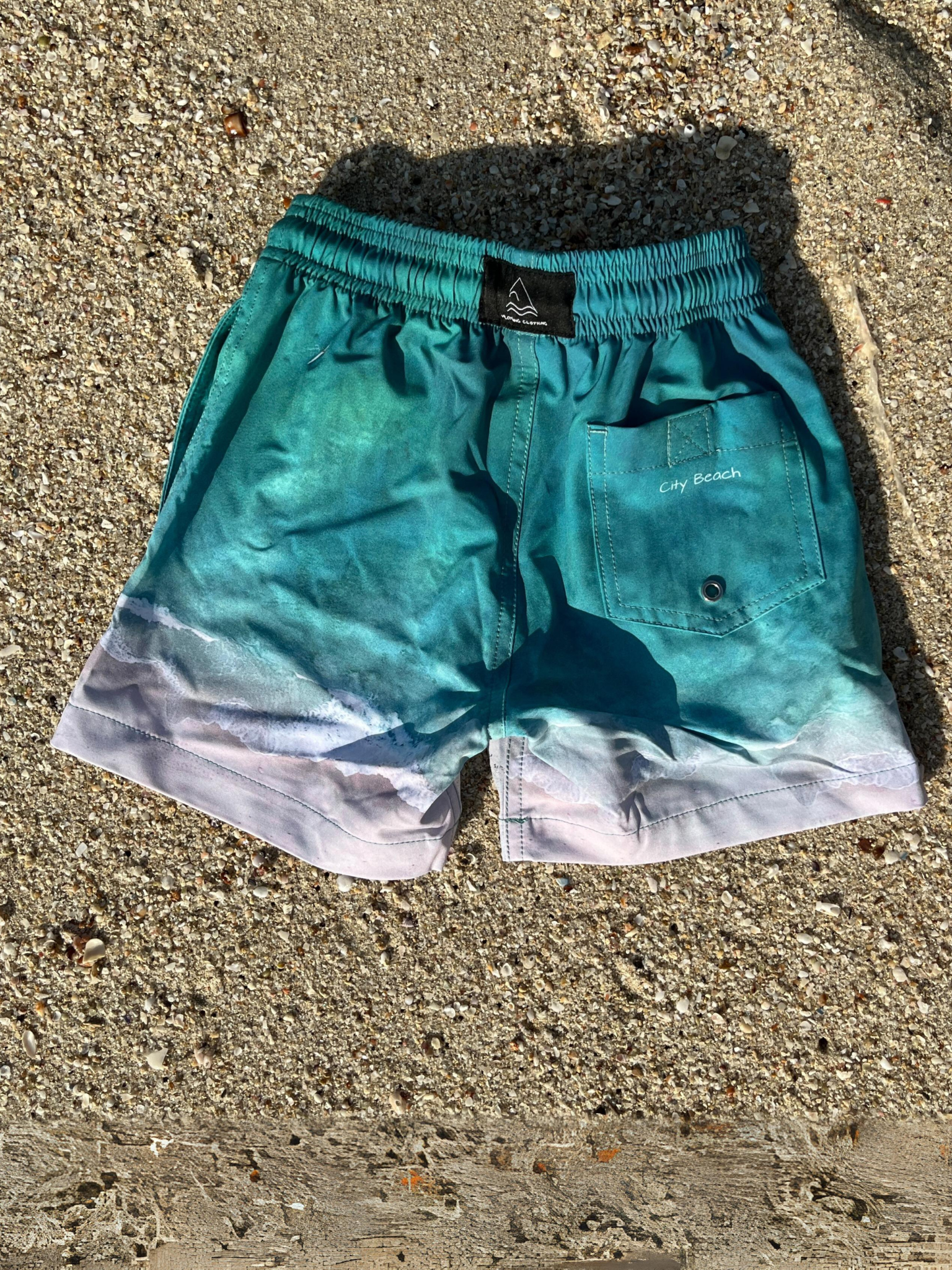 City Beach photo on boardshorts