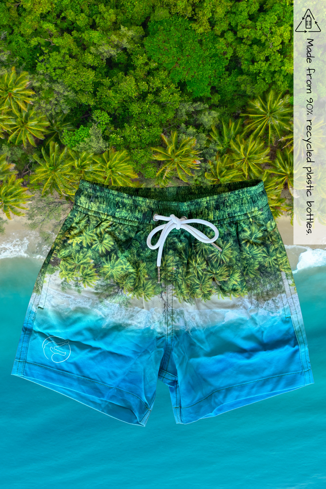 Kids Port Douglas Photo on boardshorts