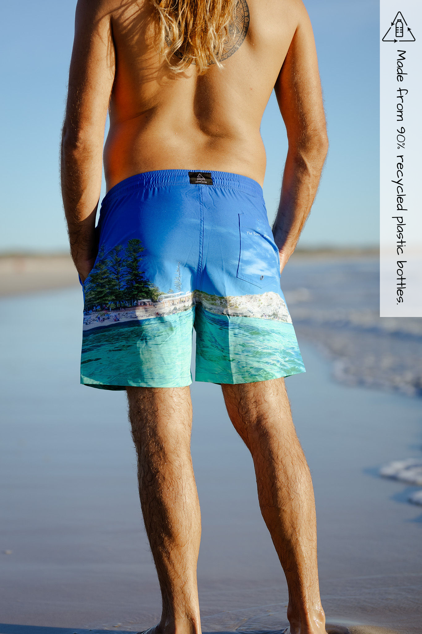Rottnest Island photo on boardshorts