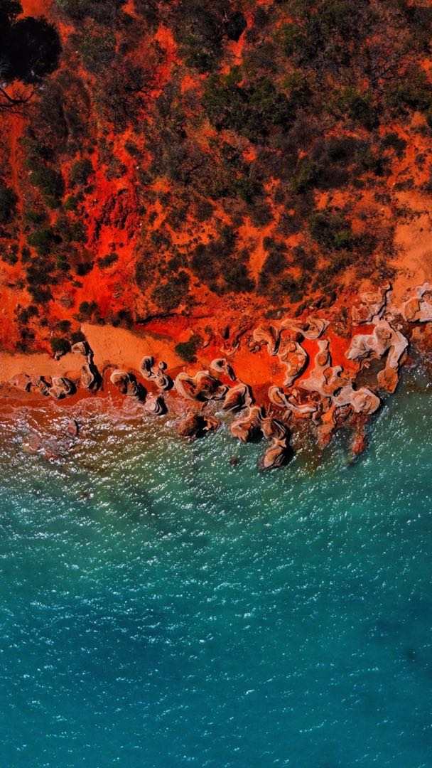 Drone photo of Crab Creek