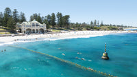 Cottesloe beach drone photo