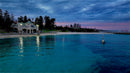 Cottesloe Beach photo used for boardshorts recycled plastics