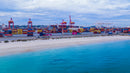 Drone image of port beach in Perth WA for inspiration mens and kids boardies