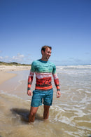 Sorus Shoreline Rashguard - James Price Point in Broome WA, front 
