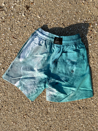 Kids recycled trigg beach photos on boardshorts