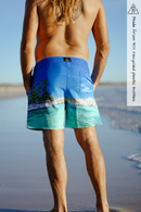 Rottnest Island photo on boardshorts 