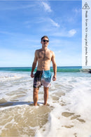 Sorus Misery Beach recycled mens boardshorts - front 