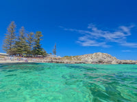 Inspiration image for mens and kids boardies - image of the basin ion rottnest island