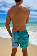 Trigg Beach photo on boardshorts recycled