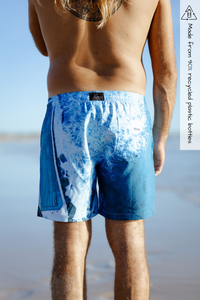 Sorus Bondi recycled mens boardshorts - back