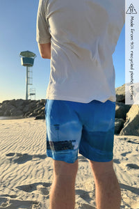 Sorus City Beach II recycled mens boardshorts - back 