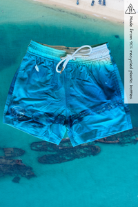 Sorus kids Moreton Island recycled boardshorts - front