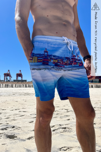 Sorus mens Port Beach recycled boardshorts - front
