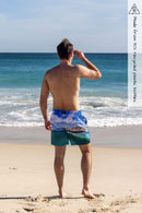Sorus Pinkys Rottnest Island recycled mens boardshorts - back