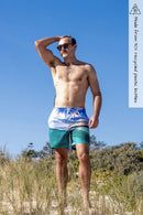 Sorus Pinkys Rottnest Island recycled mens boardshorts - front