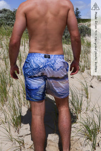 Sorus Scarborough recycled mens boardshorts - back