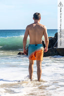 Sorus Shark Bay recycled mens boardshorts - back