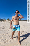 Sorus Twilight Beach recycled mens boardshorts - front