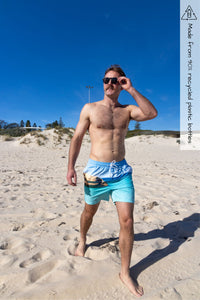 twilight Beach photo on boardshorts 